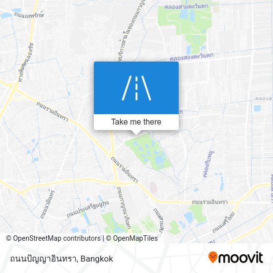 ถนนปัญญาอินทรา map