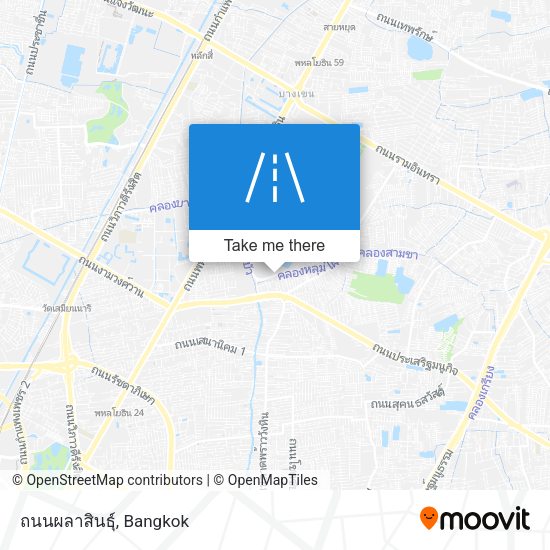 ถนนผลาสินธุ์ map