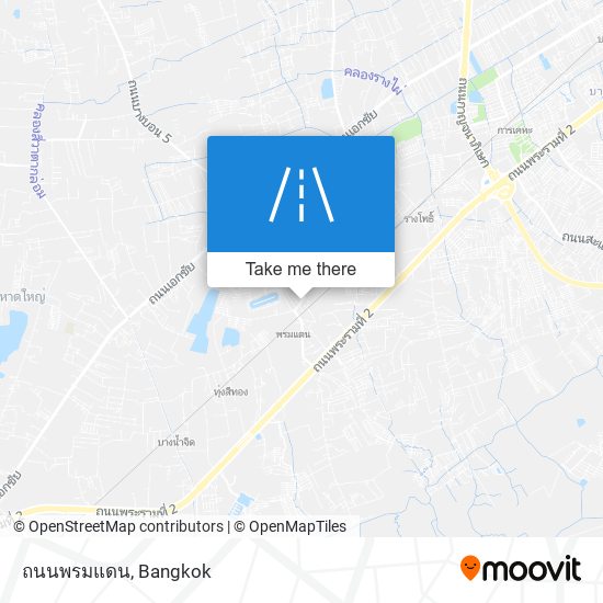 ถนนพรมแดน map