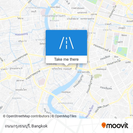 ถนนกรุงธนบุรี map