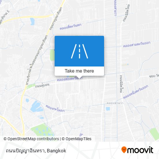 ถนนปัญญาอินทรา map