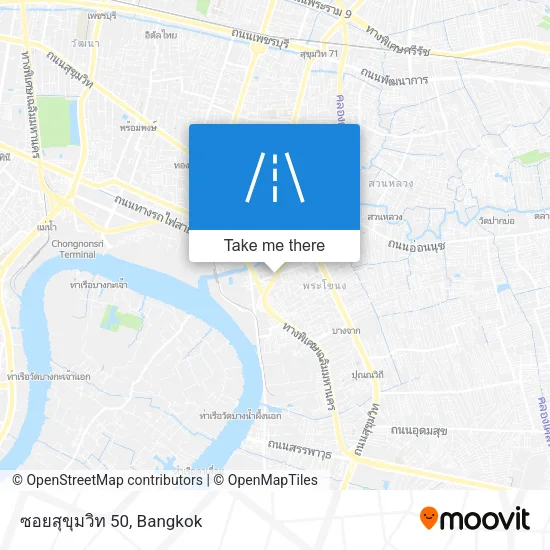 ซอยสุขุมวิท 50 map