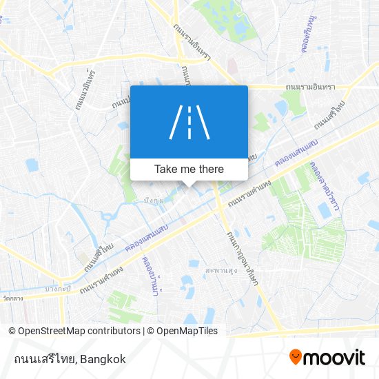 ถนนเสรีไทย map