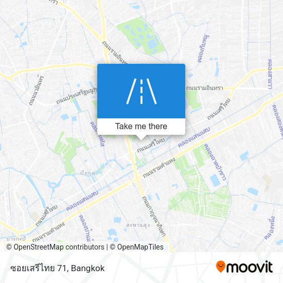 ซอยเสรีไทย 71 map