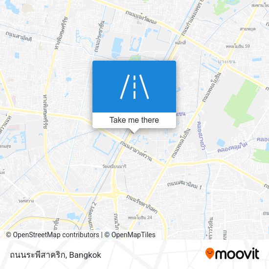 ถนนระพีสาคริก map