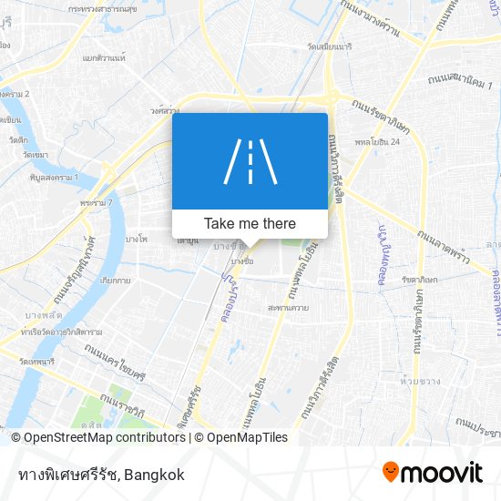 ทางพิเศษศรีรัช map