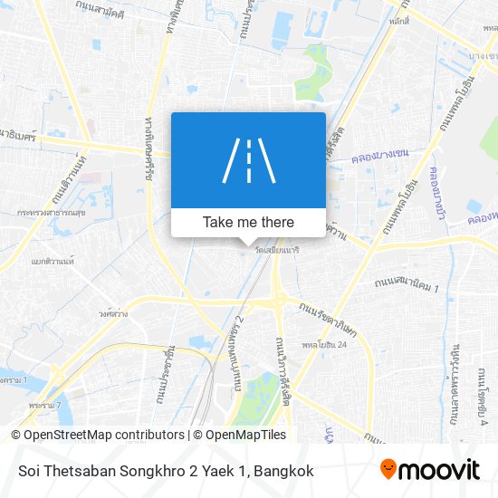 Soi Thetsaban Songkhro 2 Yaek 1 map