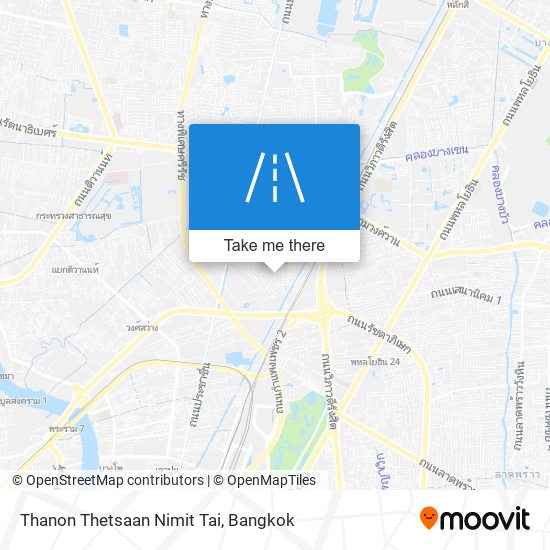 Thanon Thetsaan Nimit Tai map