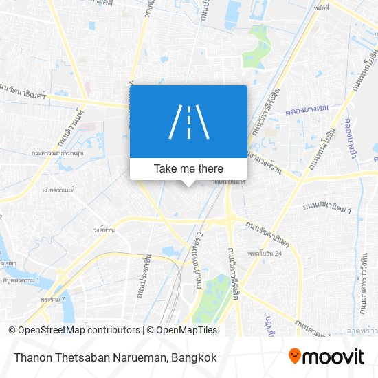 Thanon Thetsaban Narueman map