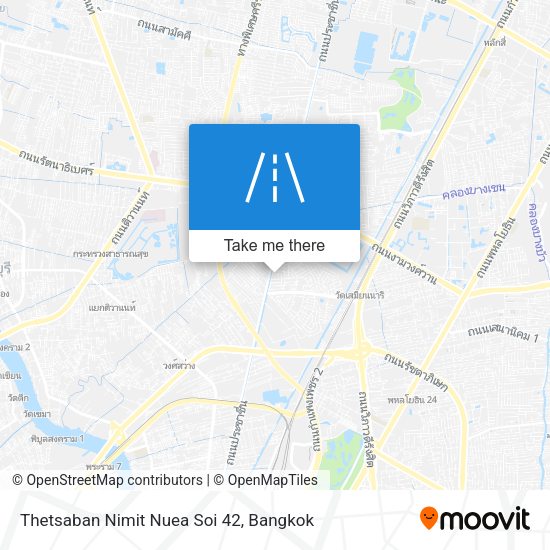 Thetsaban Nimit Nuea Soi 42 map