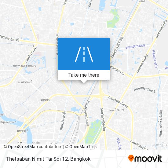 Thetsaban Nimit Tai Soi 12 map