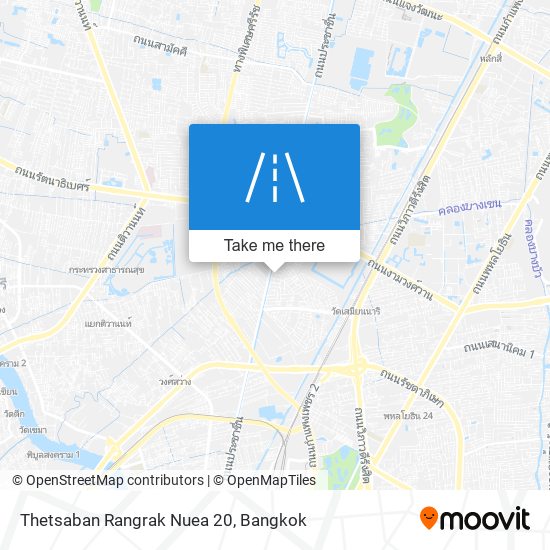 Thetsaban Rangrak Nuea 20 map