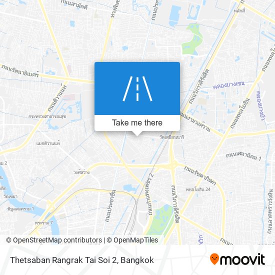 Thetsaban Rangrak Tai Soi 2 map