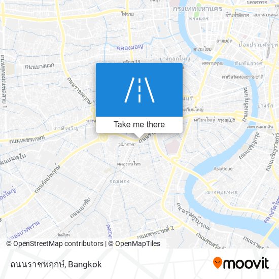 ถนนราชพฤกษ์ map