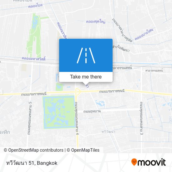 ทวีวัฒนา 51 map