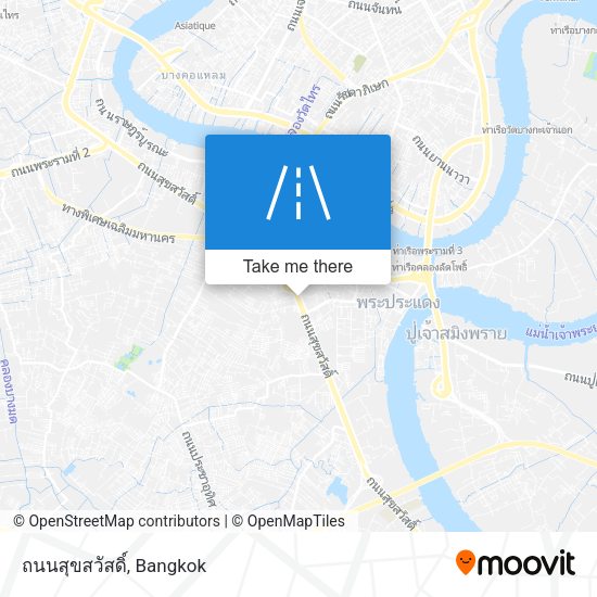 ถนนสุขสวัสดิ์ map