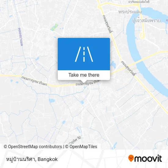 หมู่บ้านนริศา map