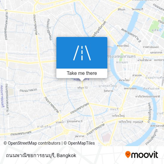 ถนนพาณิชยการธนบุรี map