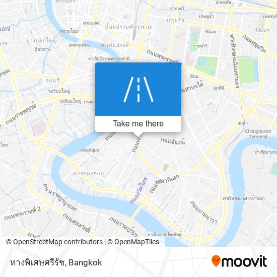 ทางพิเศษศรีรัช map