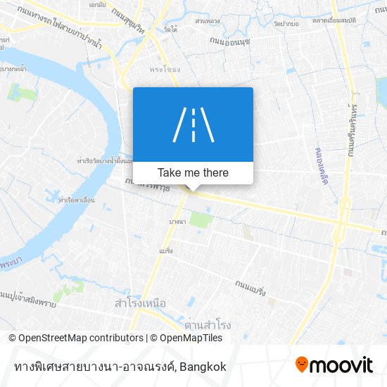 ทางพิเศษสายบางนา-อาจณรงค์ map