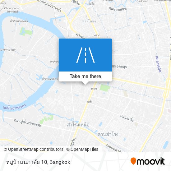 หมู่บ้านนภาลัย 10 map