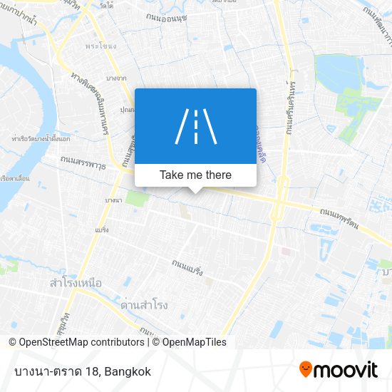 บางนา-ตราด 18 map