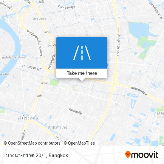 บางนา-ตราด 20/1 map