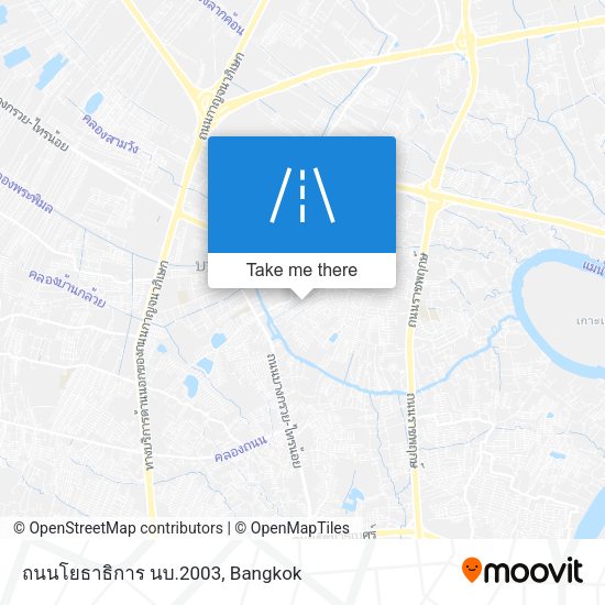 ถนนโยธาธิการ นบ.2003 map