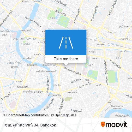 ซอยจุฬาลงกรณ์ 34 map