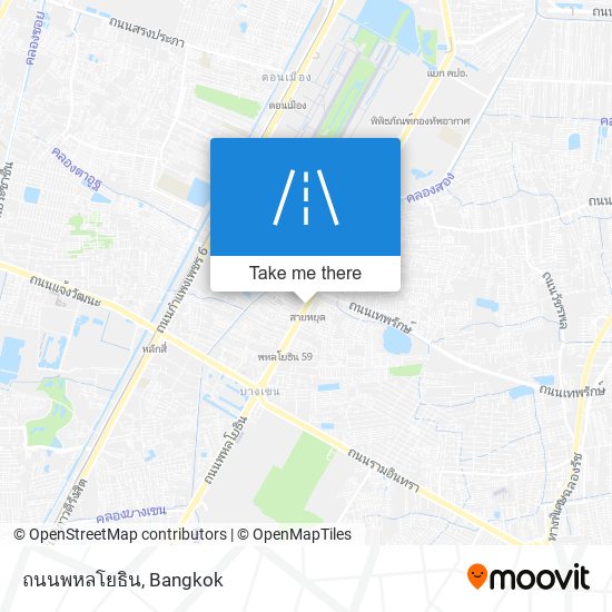 ถนนพหลโยธิน map