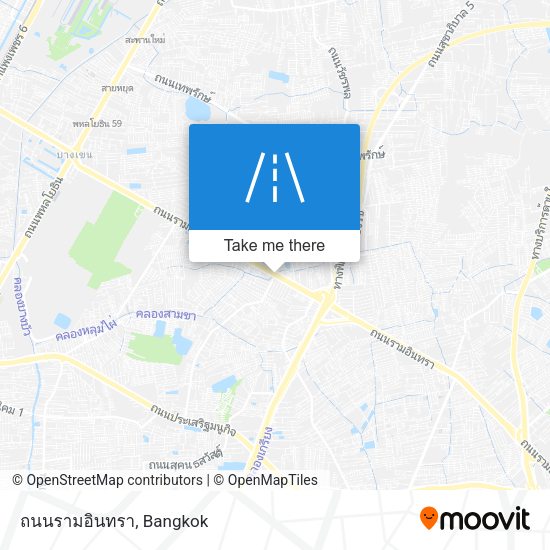 ถนนรามอินทรา map