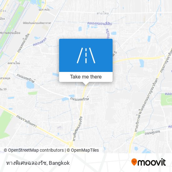 ทางพิเศษฉลองรัช map