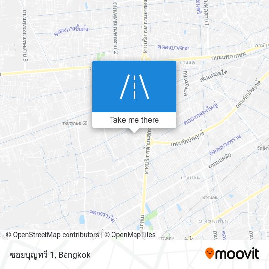 ซอยบุญทวี 1 map