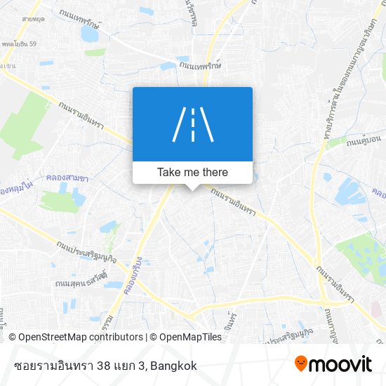 ซอยรามอินทรา 38 แยก 3 map