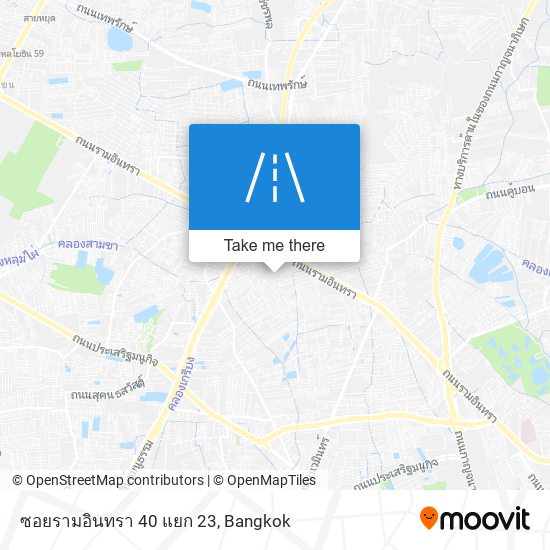 ซอยรามอินทรา 40 แยก 23 map