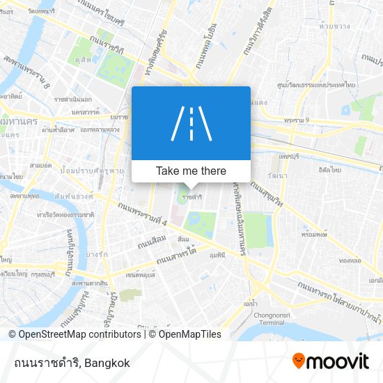 ถนนราชดำริ map
