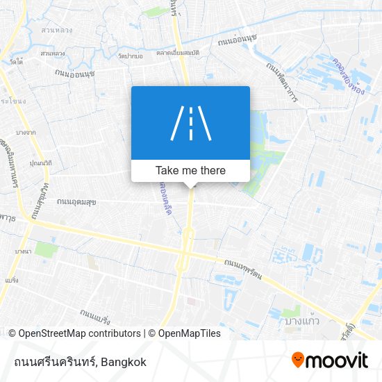 ถนนศรีนครินทร์ map