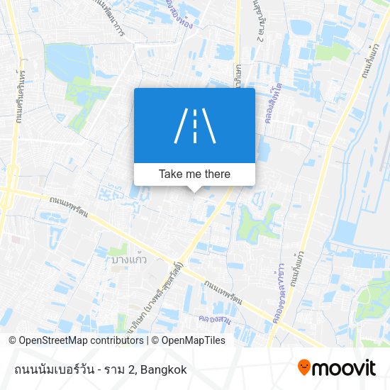 ถนนนัมเบอร์วัน - ราม 2 map