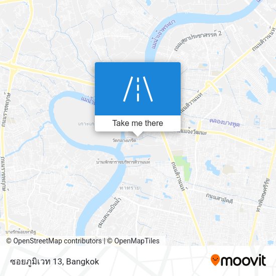 ซอยภูมิเวท 13 map