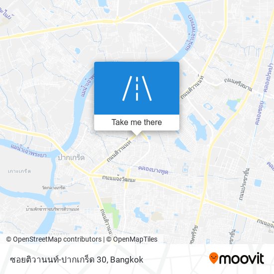 ซอยติวานนท์-ปากเกร็ด 30 map