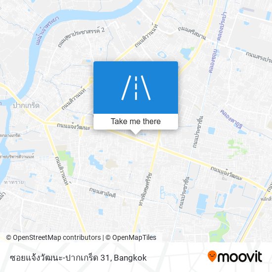 ซอยแจ้งวัฒนะ-ปากเกร็ด 31 map