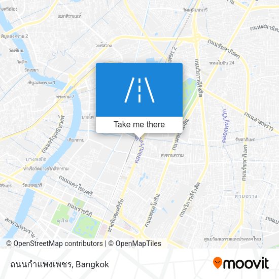 ถนนกำแพงเพชร map