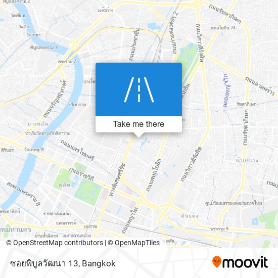 ซอยพิบูลวัฒนา 13 map