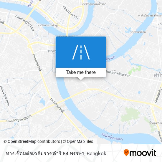 ทางเชื่อมต่อเฉลิมราชดำริ 84 พรรษา map