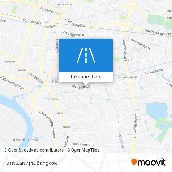ถนนอ่อนนุช map
