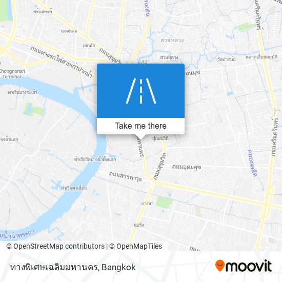 ทางพิเศษเฉลิมมหานคร map