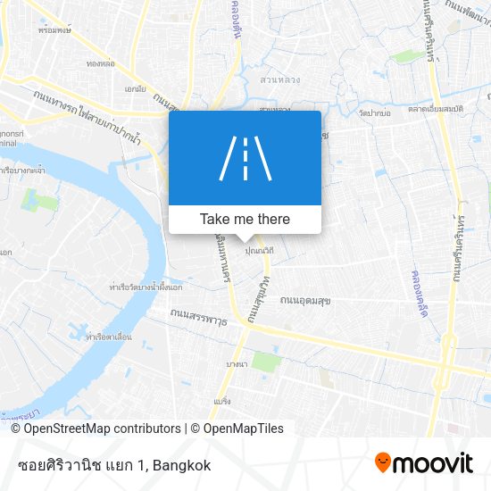 ซอยศิริวานิช แยก 1 map