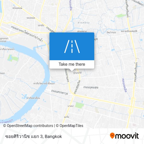 ซอยศิริวานิช แยก 3 map
