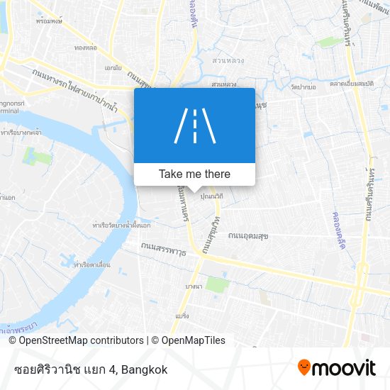 ซอยศิริวานิช แยก 4 map