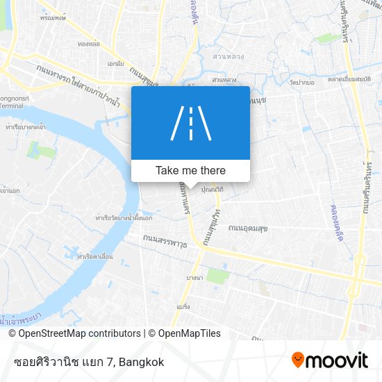 ซอยศิริวานิช แยก 7 map